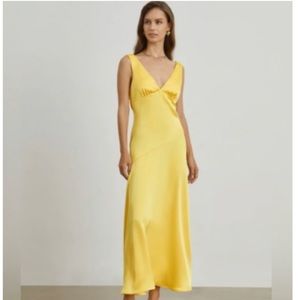 New with tags gorgeous yellow dress